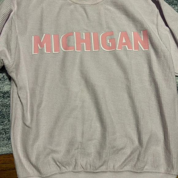 Ribbed MICHIGAN Crewneck - Picture 3 of 5